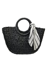 OLIVIA ROUND HANDLE SCARF TOTE