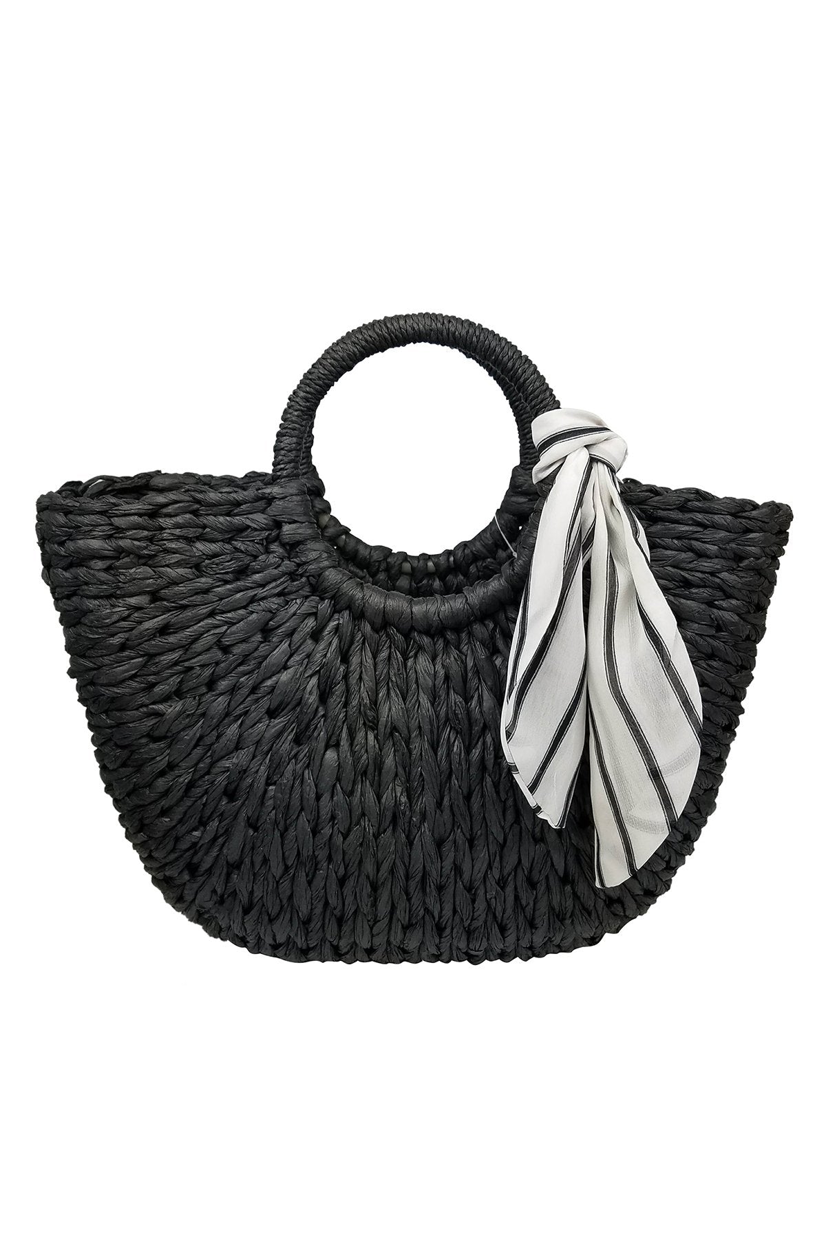 OLIVIA ROUND HANDLE SCARF TOTE