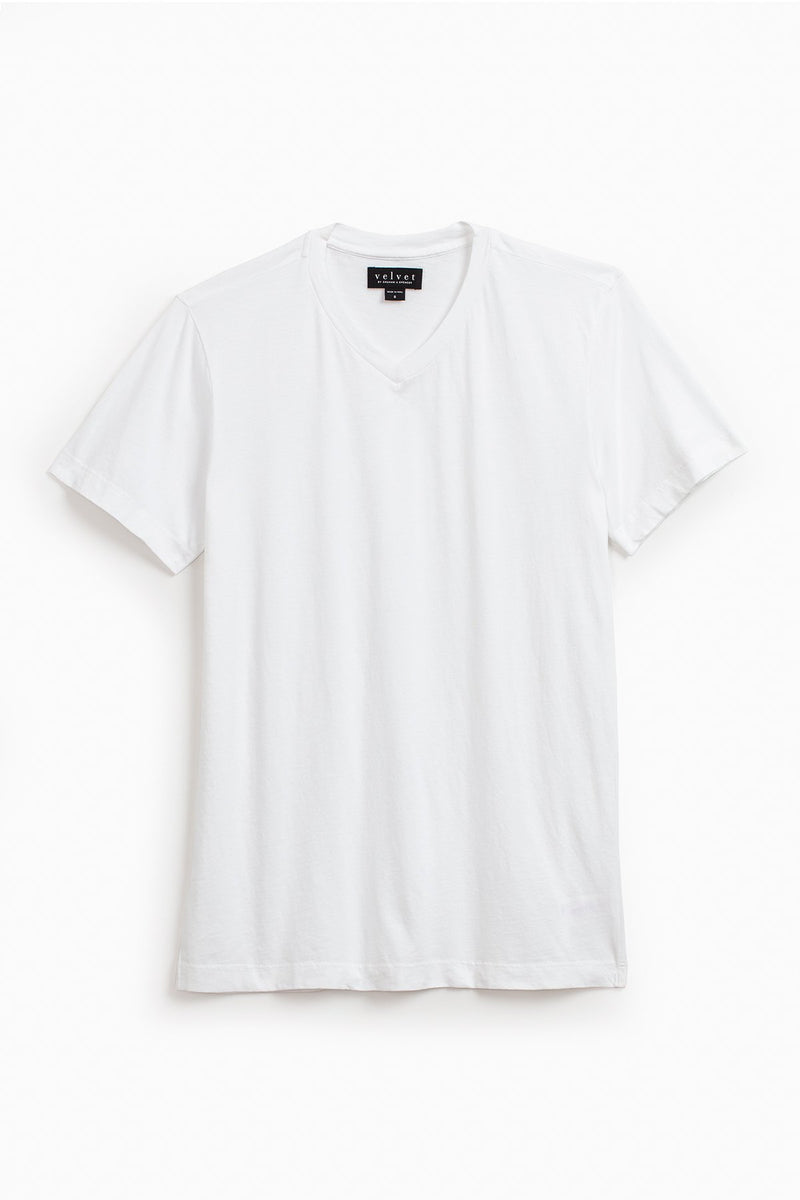 SAMSEN WHISPER CLASSIC V-NECK TEE