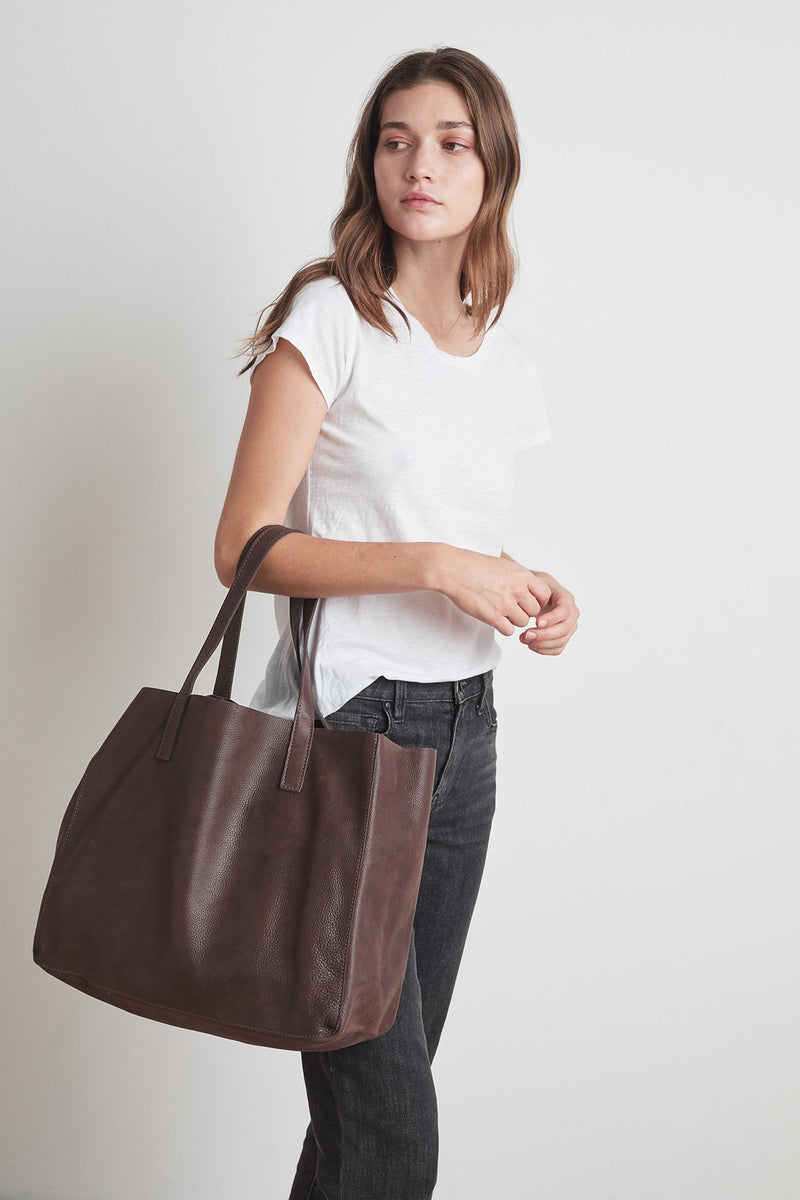 CLOVER LEATHER TOTE