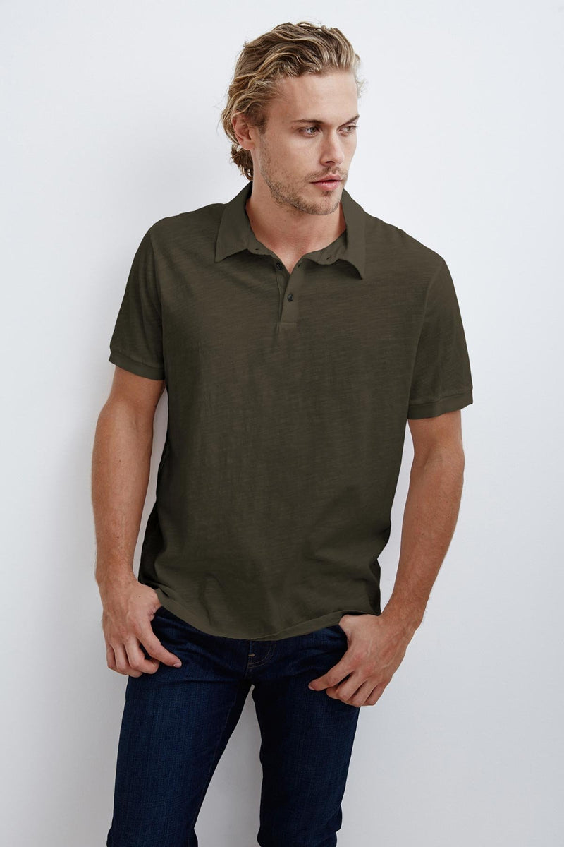 RANDALL COTTON SLUB POLO