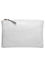 AMELIA LEATHER ZIP CLUTCH