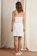 BECKIE VINTAGE TERRY STRAPLESS DRESS