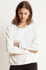 EDLYN LUXE FLEECE LONG SLEEVE PULLOVER