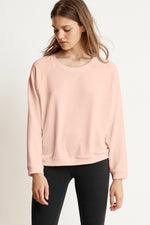 EDLYN LUXE FLEECE LONG SLEEVE PULLOVER
