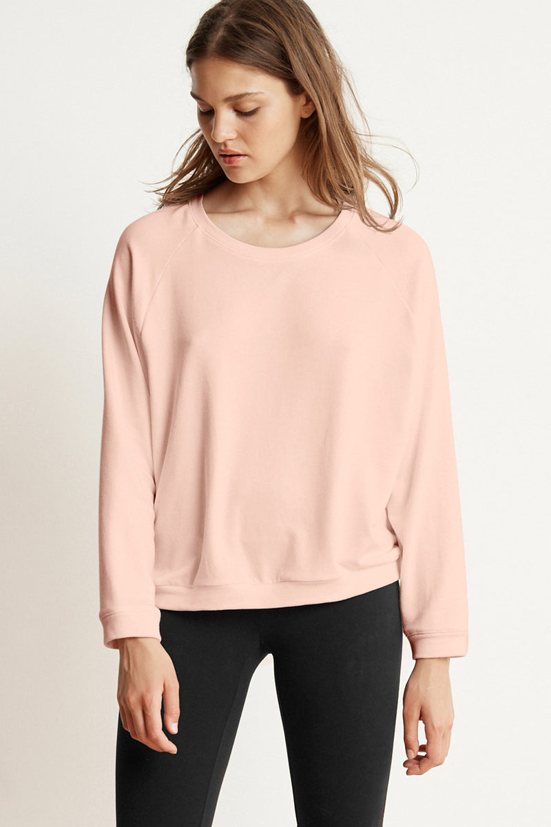 EDLYN LUXE FLEECE LONG SLEEVE PULLOVER