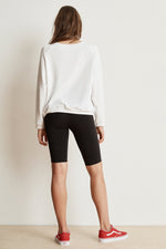 ROXY COTTON STRETCH BIKER SHORT BACK
