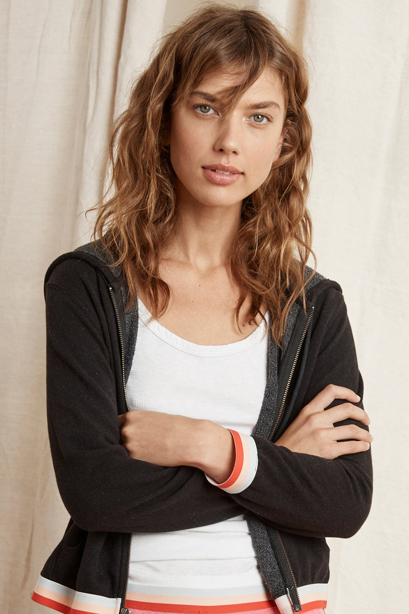KAITLIN VINTAGE TERRY ZIP HOODIE