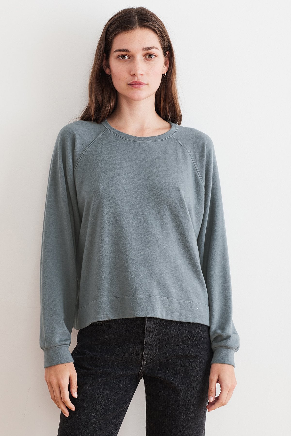 NATASHA VISCOSE FLEECE SWEATSHIRT