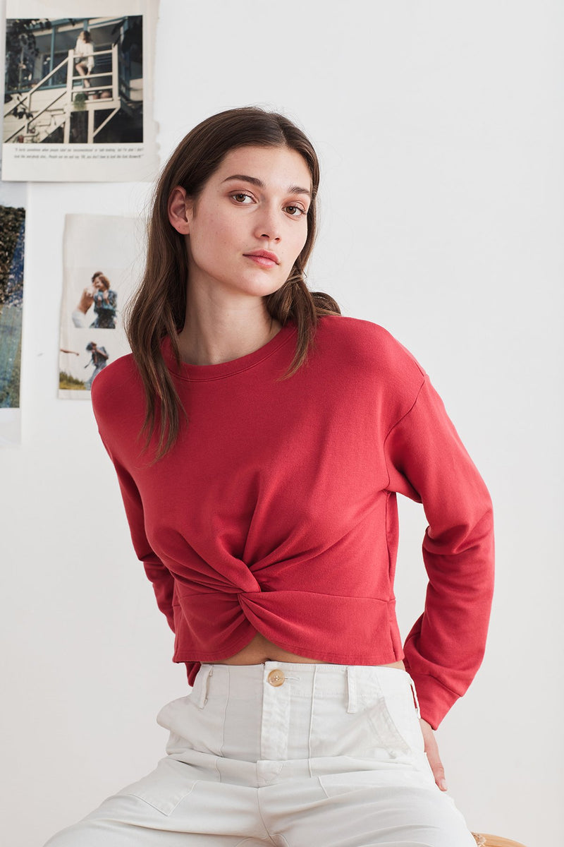 SAMMY VISCOSE FLEECE SWEATSHIRT