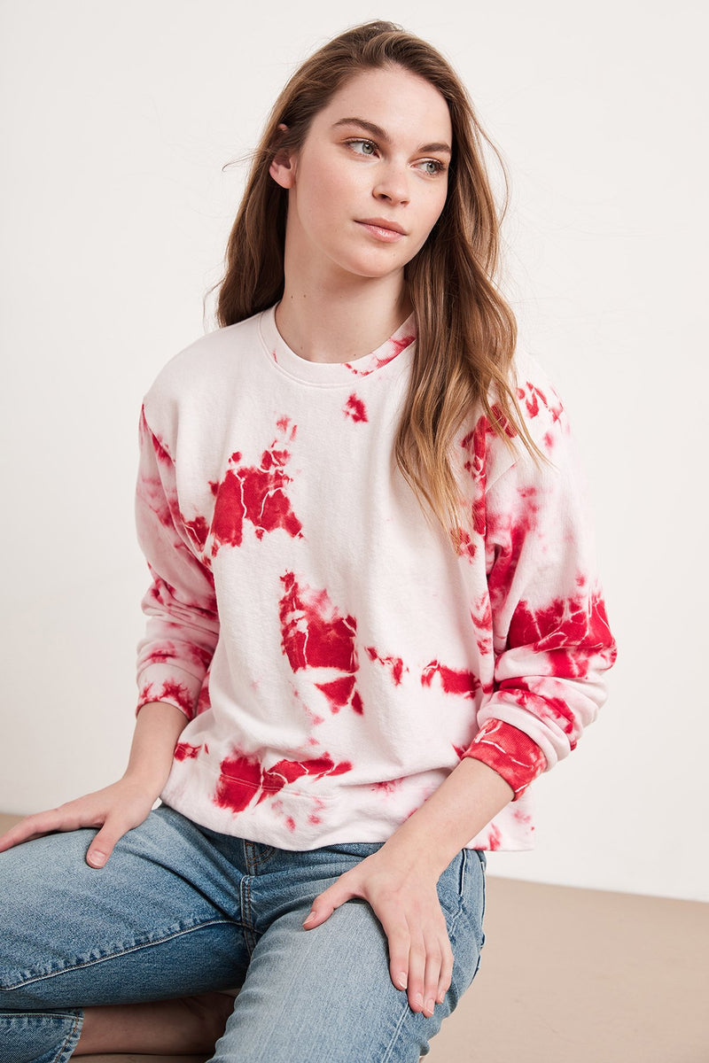 ADELPHA TIE DYE SWEATSHIRT