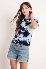 TONIA TIE DYE CREW TEE