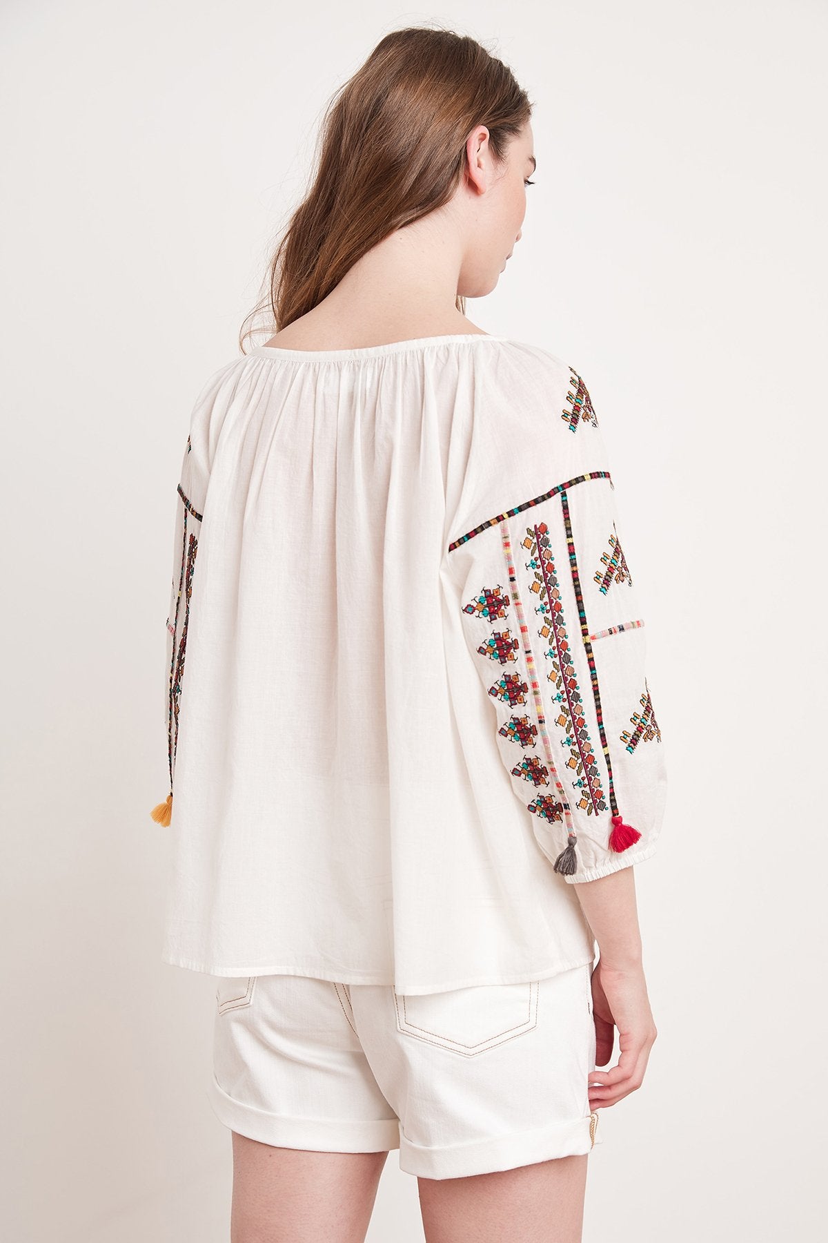 NYSSA EMBROIDERED BLOUSE