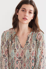 BRINN AZTECA LUREX BLOUSE