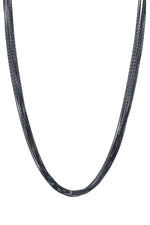 BLACK RHODIUM NECKLACE BY SLOAN