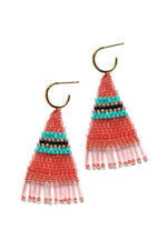 BRIE BEADED FRINGE EARRINGS BY BLUMA PROJECT