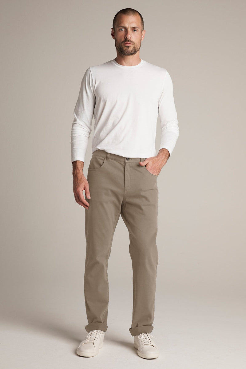 STEWART SUEDED COTTON PANT