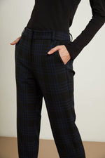 ALLISON PLAID STRAIGHT LEG PANT