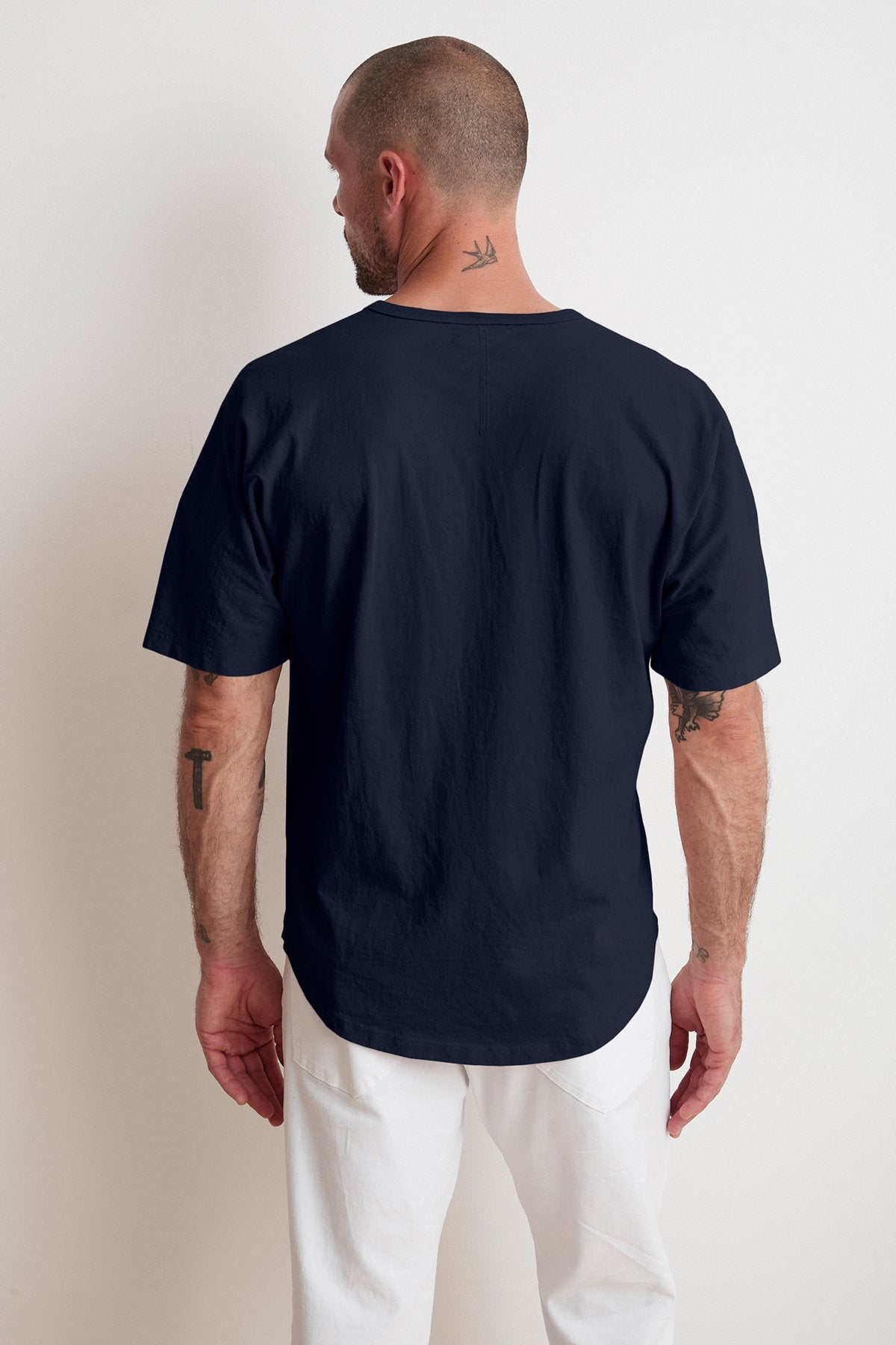 RICK DROP SHOULDER CREW TEE