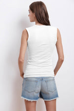 CINDY FRAYED HEM BOYFRIEND SHORTS