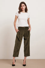 OPHELIA CORDUROY WIDE LEG TROUSER
