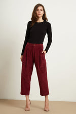 OPHELIA CORDUROY WIDE LEG TROUSER