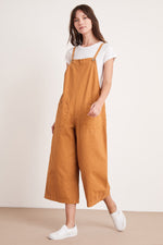 BRIANNA COTTON CANVAS OVERALLS