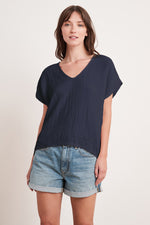 ELSA COTTON GAUZE TOP