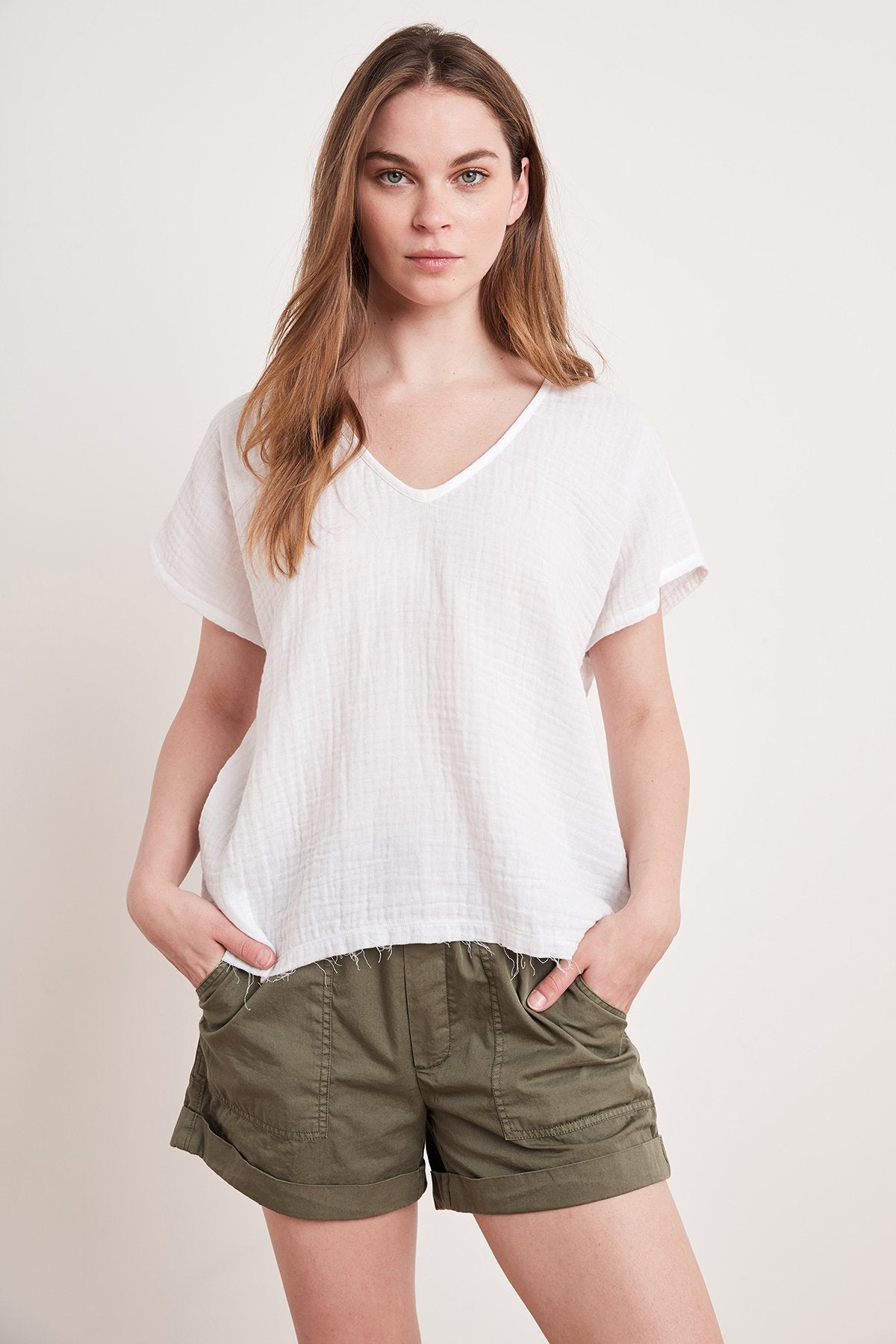 ELSA COTTON GAUZE TOP