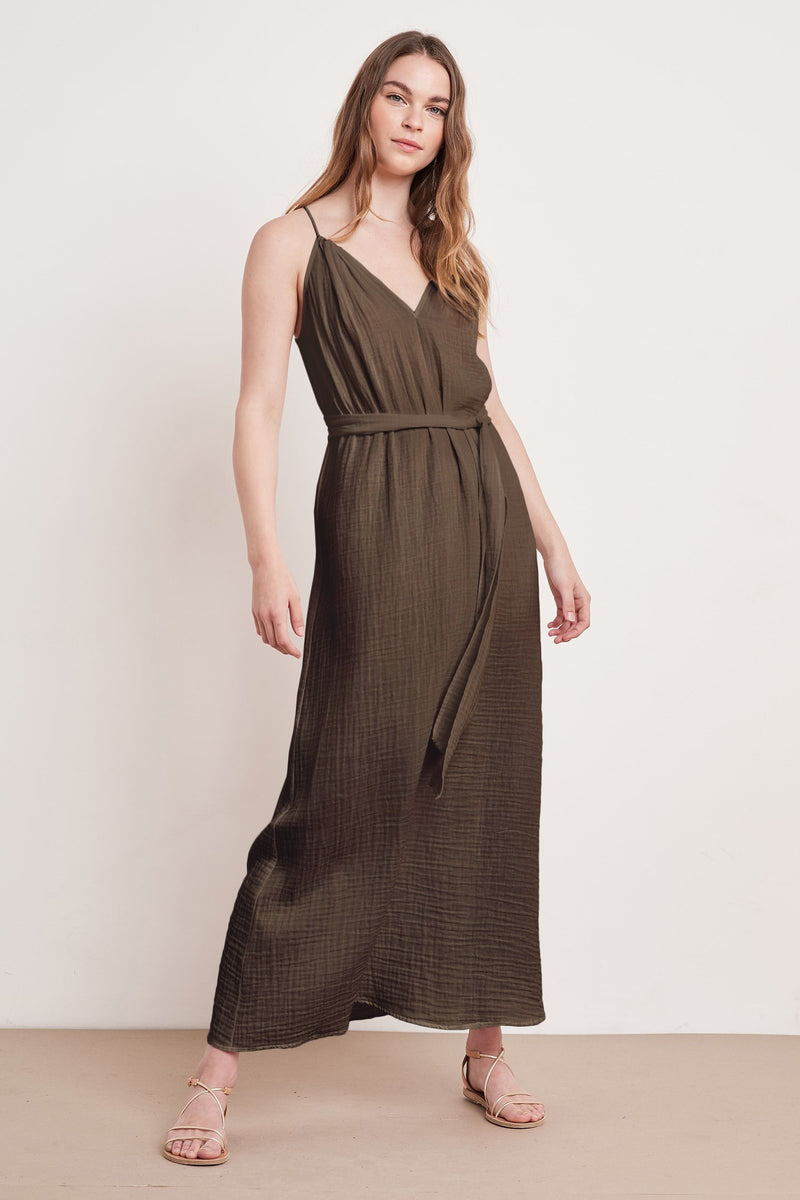 SONYA COTTON GAUZE MAXI DRESS