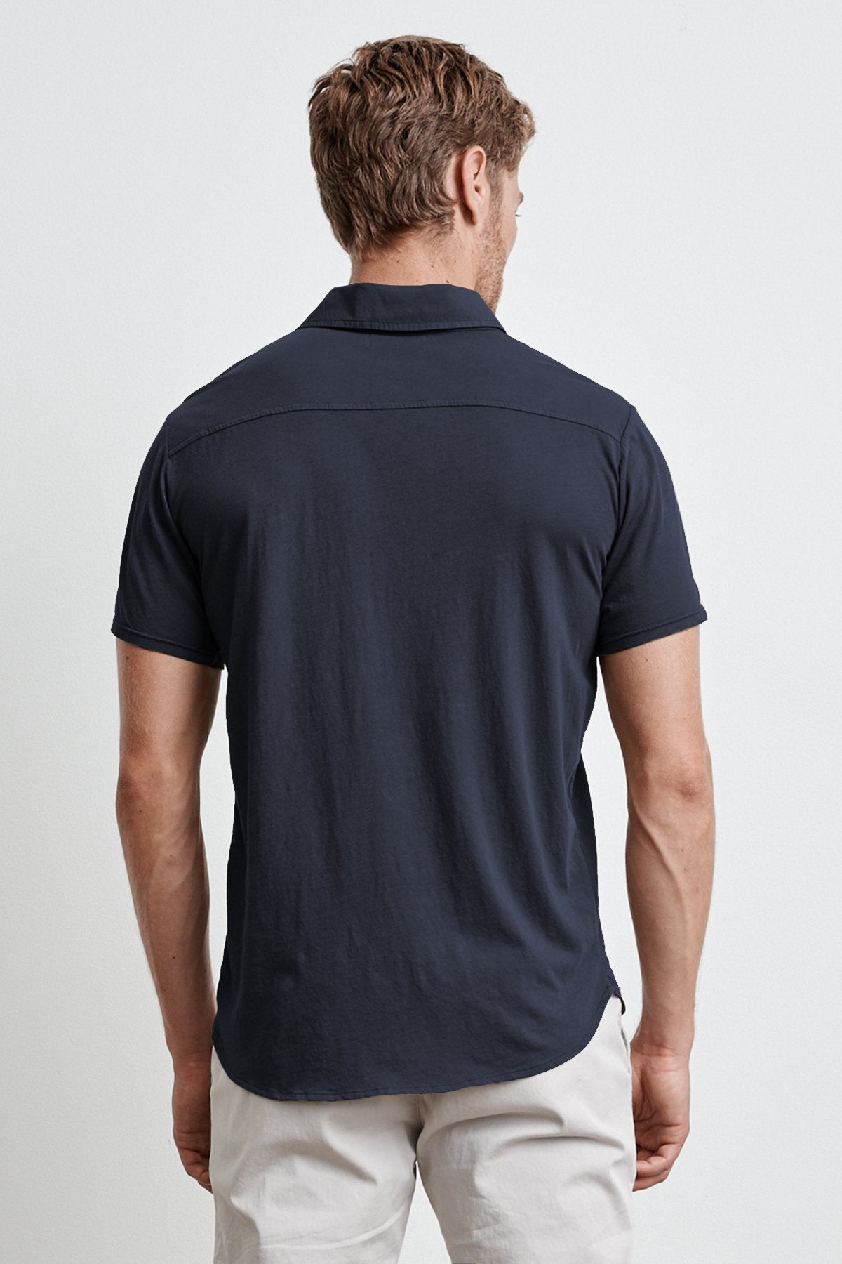 BURR COTTON POPLIN CONTRAST POLO