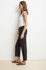 MEGARA COTTON POPLIN DRAWSTRING PANT