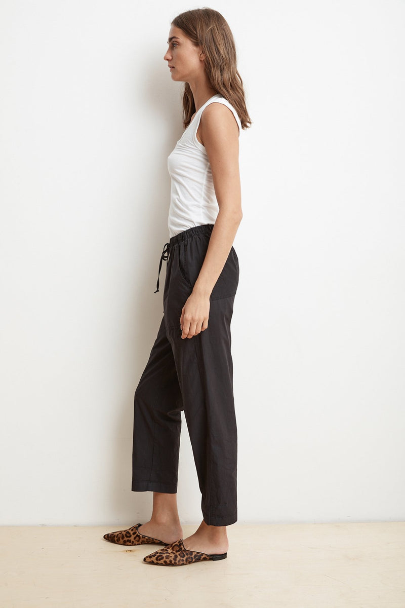 MEGARA COTTON POPLIN DRAWSTRING PANT