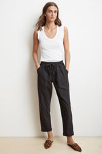 MEGARA COTTON POPLIN DRAWSTRING PANT