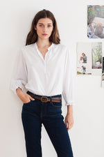 PENNY COTTON POPLIN BLOUSE