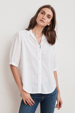 LAURA RELAXED BUTTON-UP SHIRT