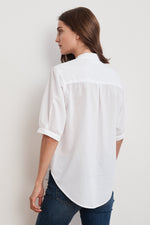 LAURA RELAXED BUTTON-UP SHIRT