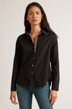 NINA RELAXED BUTTON-UP SHIRT