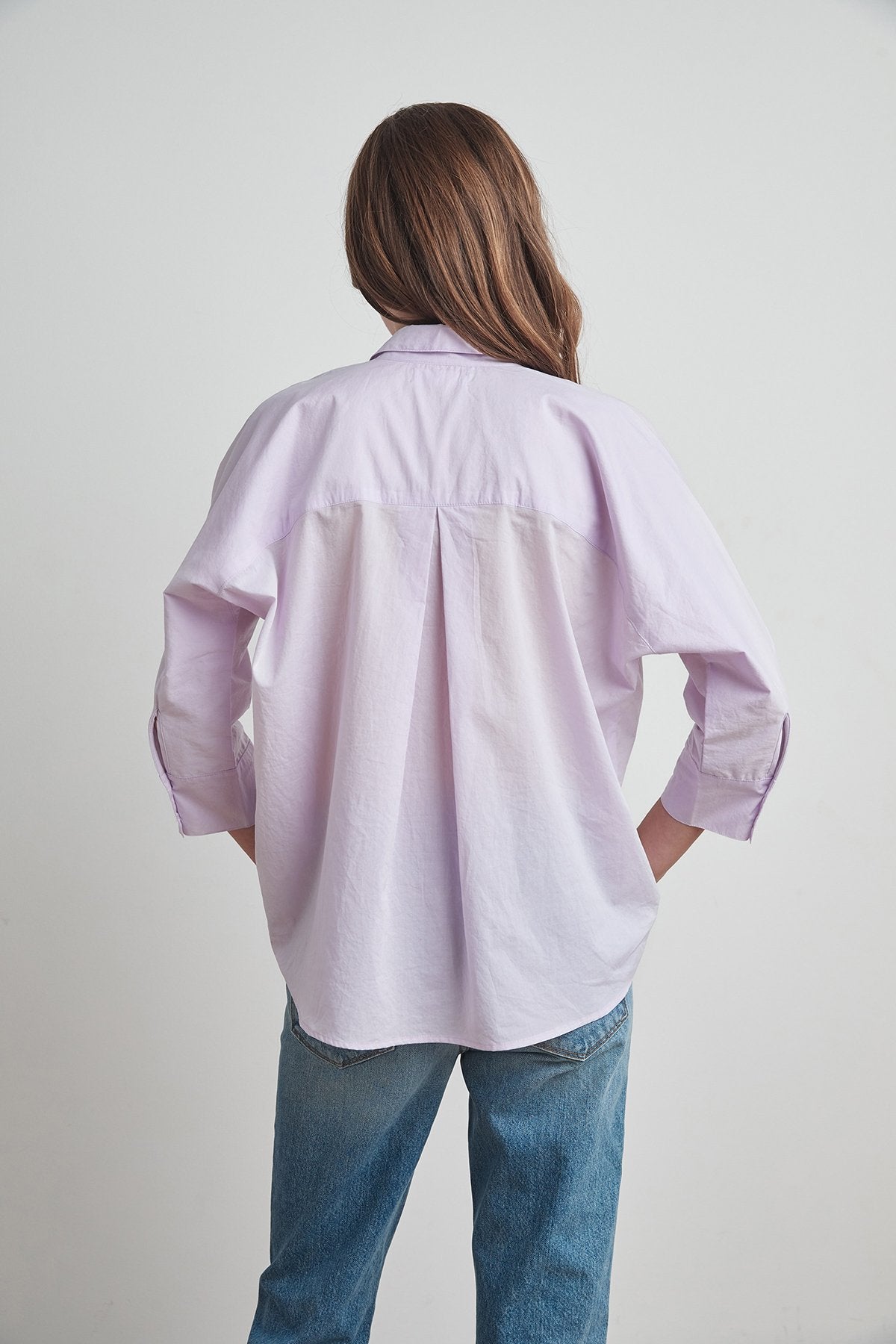 CAREY WOVEN COTTON BUTTON-UP SHIRT