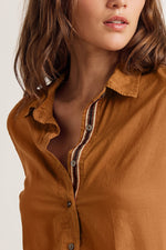 NINA RELAXED BUTTON-UP SHIRT