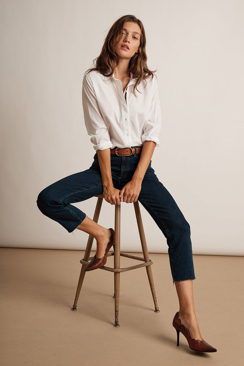 NINA RELAXED BUTTON-UP SHIRT