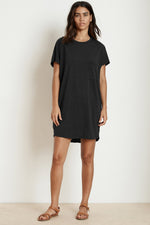 ANNIE COTTON SLUB T-SHIRT DRESS