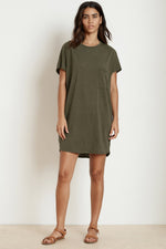 ANNIE COTTON SLUB T-SHIRT DRESS