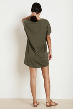 ANNIE COTTON SLUB T-SHIRT DRESS