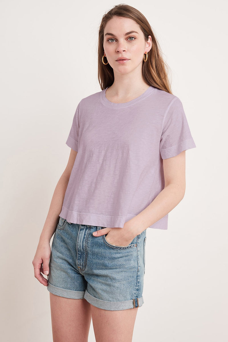 LULA COTTON SLUB SWING TEE