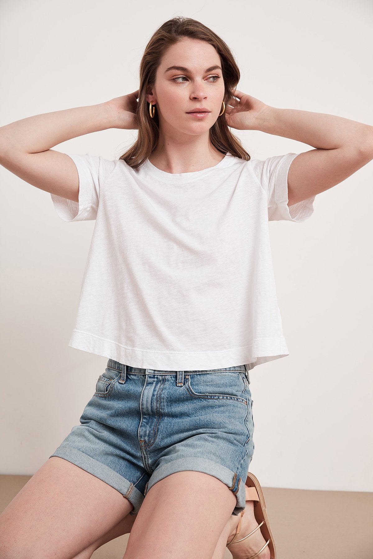 LULA COTTON SLUB SWING TEE