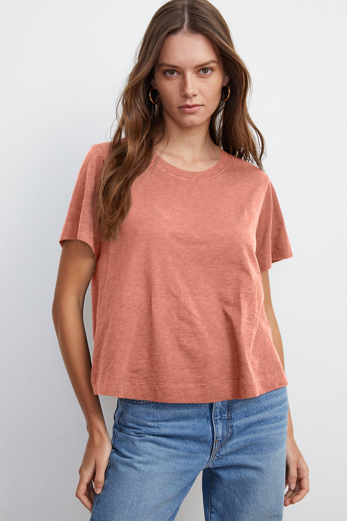 LULA COTTON SLUB SWING TEE