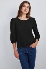 REEBA COTTON CONTRAST TOP