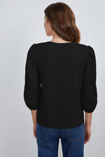 REEBA COTTON CONTRAST TOP