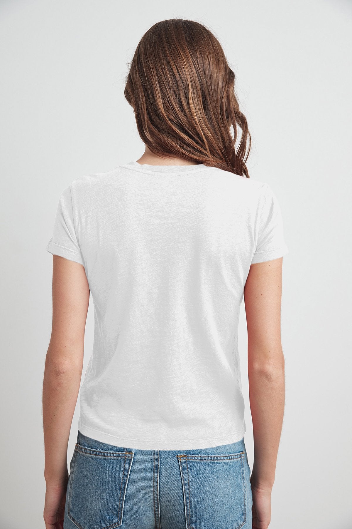 SIERRA COTTON SLUB CREW NECK TEE